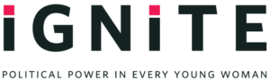 Ignite logo pushing for women's political power
